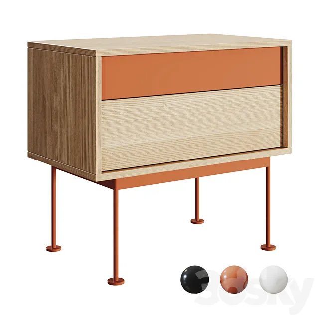 TEULAT - Yoko Bedside table Free Download