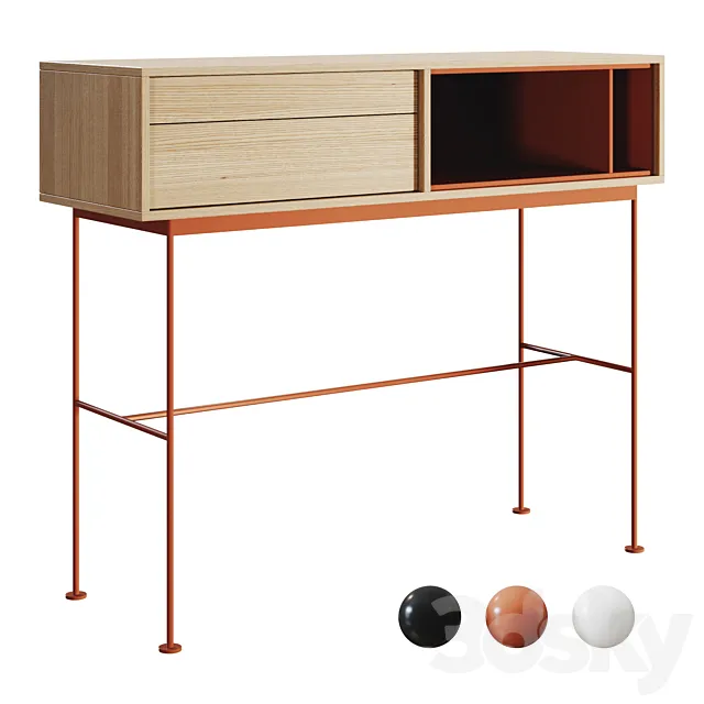 TEULAT - Yoko Console 3D Model