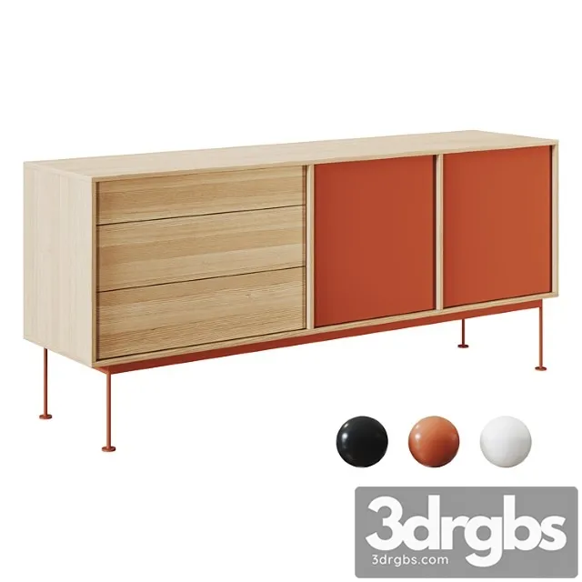 Teulat Yoko Sideboard 2 3D Model Free