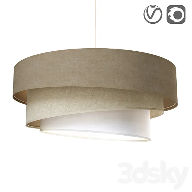 Textile lamp IONOS 3D Model