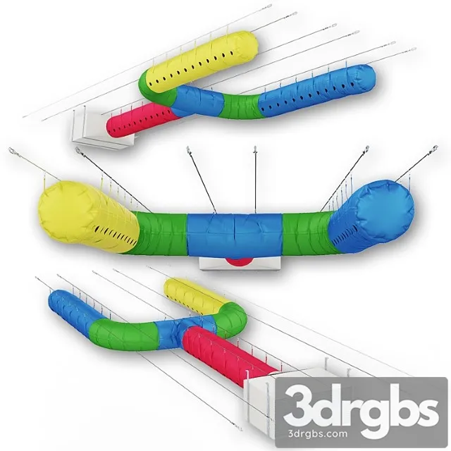 Textile ventilation 3D Model Free