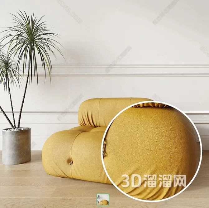 TEXTURES - LEATHER - CORONA - 3D MODEL - 610