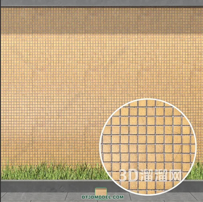 TEXTURES - MOSAIC - CORONA - 3D MODEL - 631