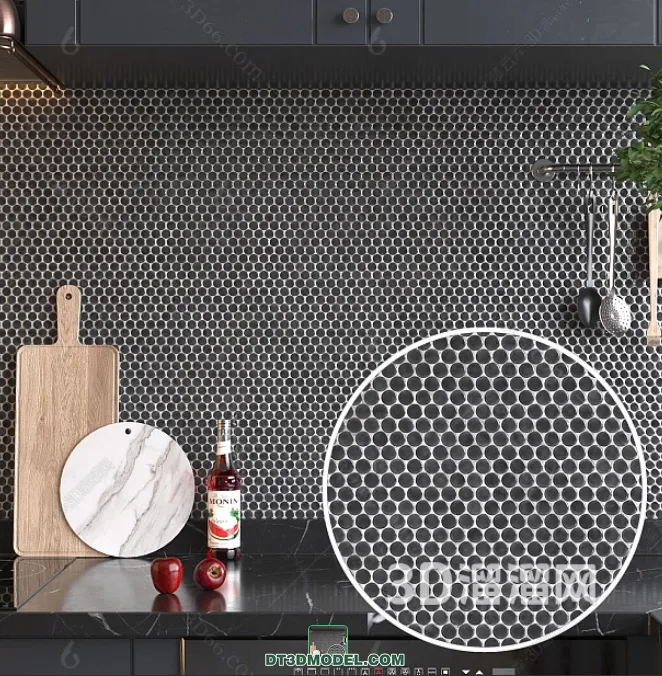 TEXTURES - MOSAIC - CORONA - 3D MODEL - 648