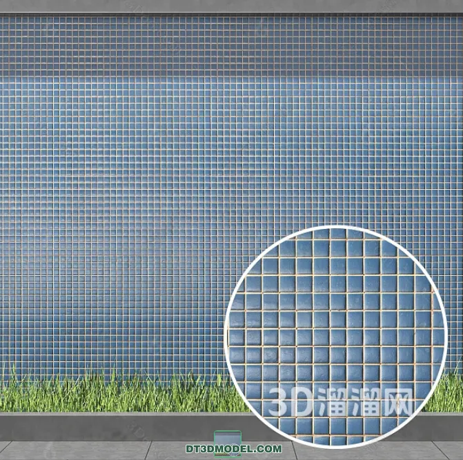 TEXTURES - MOSAIC - CORONA - 3D MODEL - 652