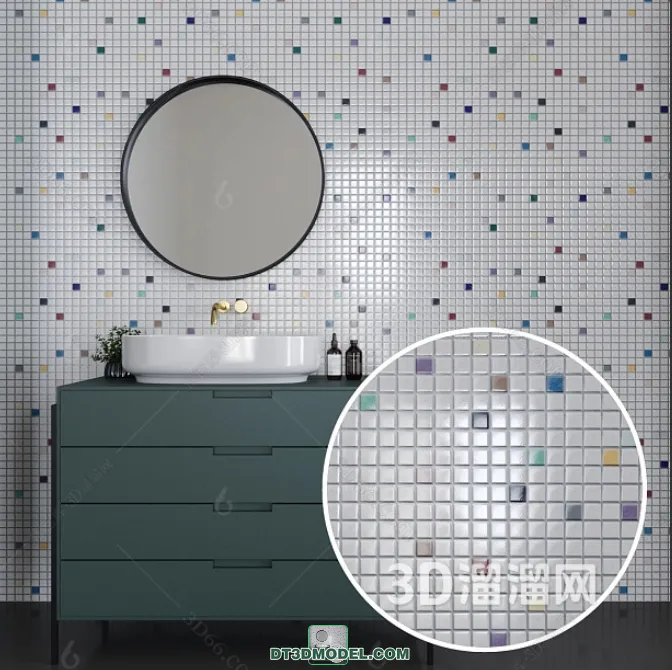 TEXTURES - MOSAIC - CORONA - 3D MODEL - 655