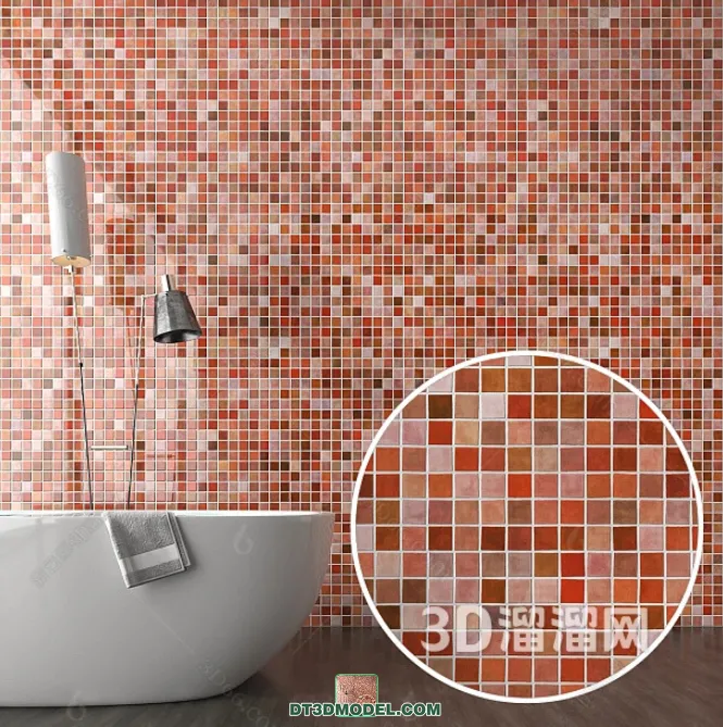 TEXTURES - MOSAIC - CORONA - 3D MODEL - 660