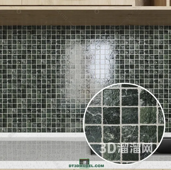 TEXTURES - MOSAIC - CORONA - 3D MODEL - 673