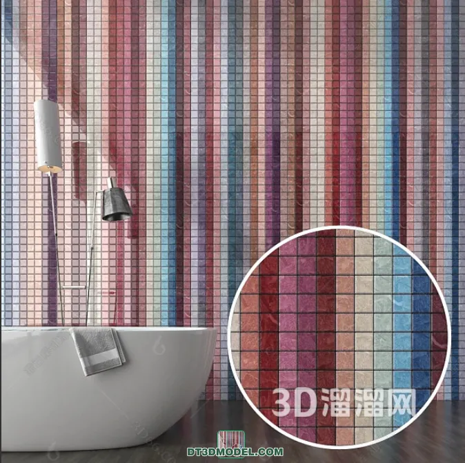 TEXTURES - MOSAIC - CORONA - 3D MODEL - 675