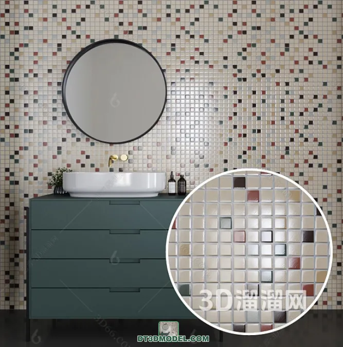 TEXTURES - MOSAIC - CORONA - 3D MODEL - 676