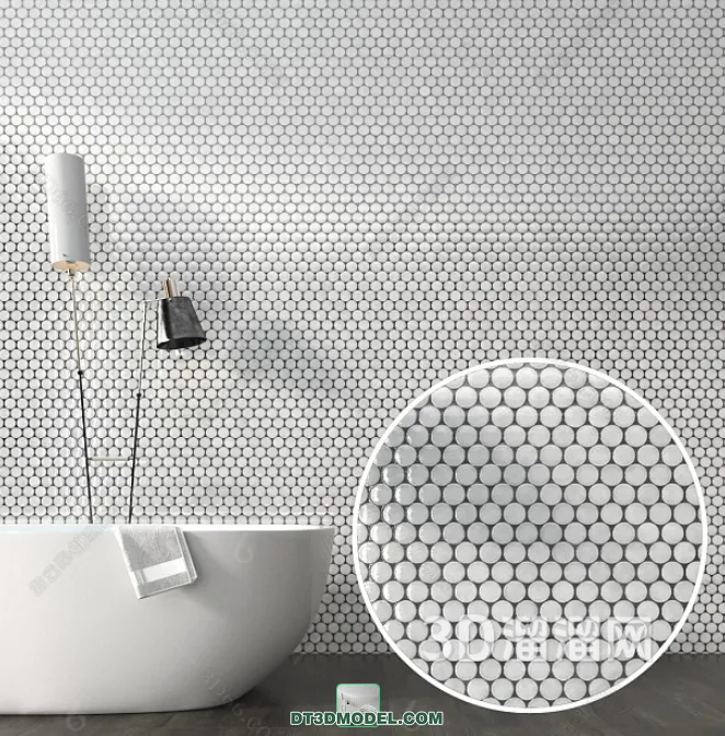 TEXTURES - MOSAIC - CORONA - 3D MODEL - 682