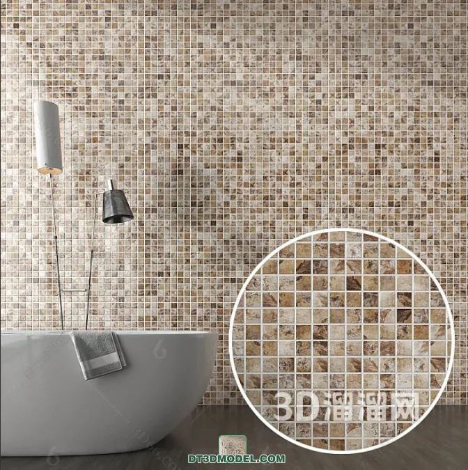TEXTURES - MOSAIC - CORONA - 3D MODEL - 688