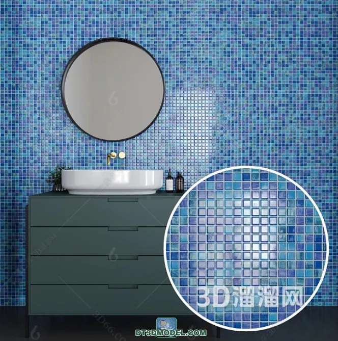 TEXTURES - MOSAIC - CORONA - 3D MODEL - 689