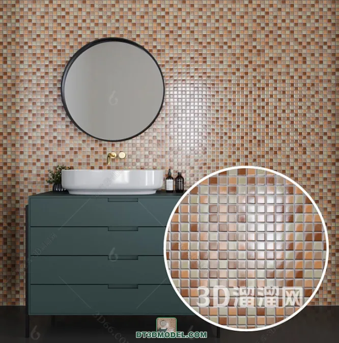 TEXTURES - MOSAIC - CORONA - 3D MODEL - 691
