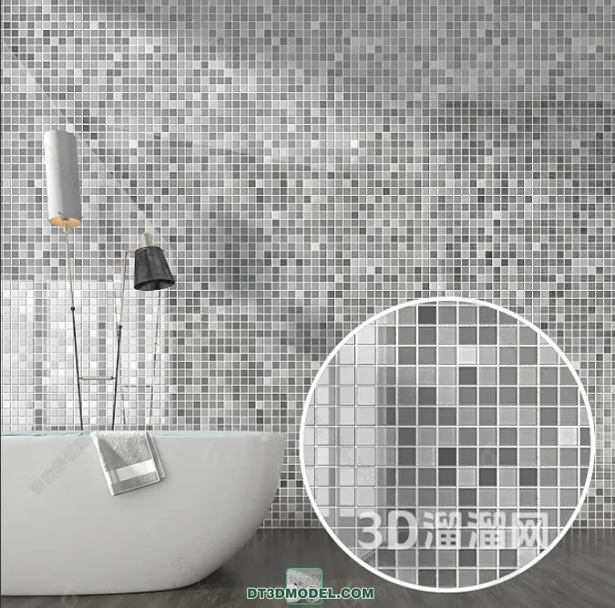 TEXTURES - MOSAIC - CORONA - 3D MODEL - 695