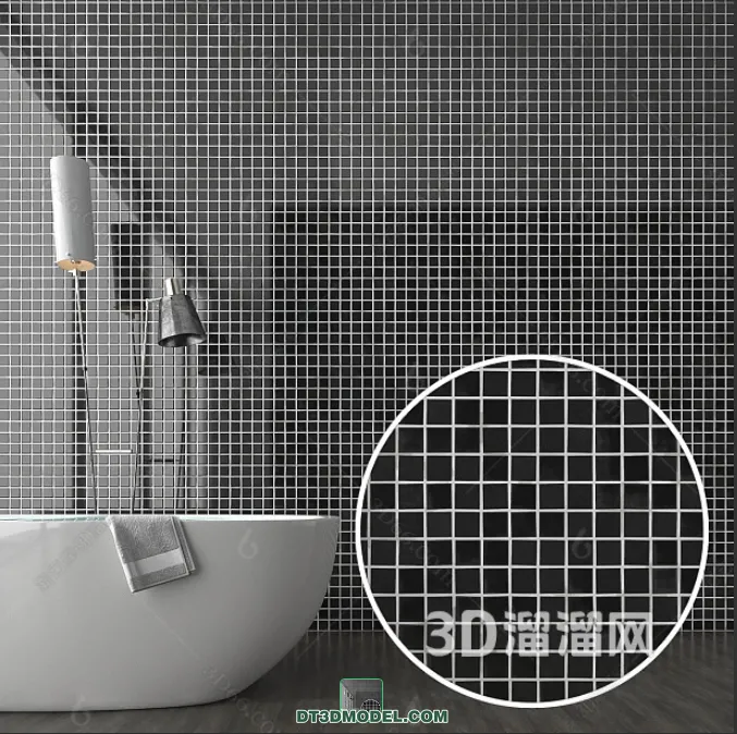 TEXTURES - MOSAIC - CORONA - 3D MODEL - 696