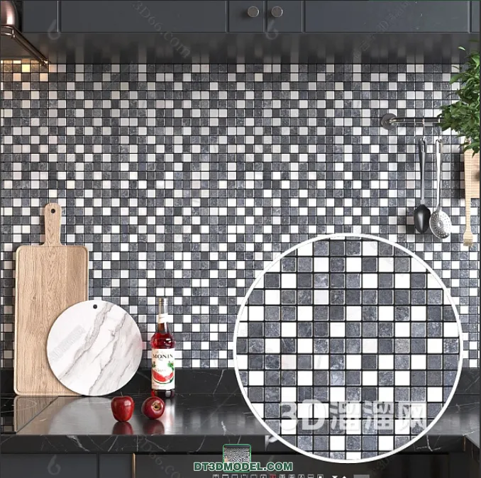 TEXTURES - MOSAIC - CORONA - 3D MODEL - 699