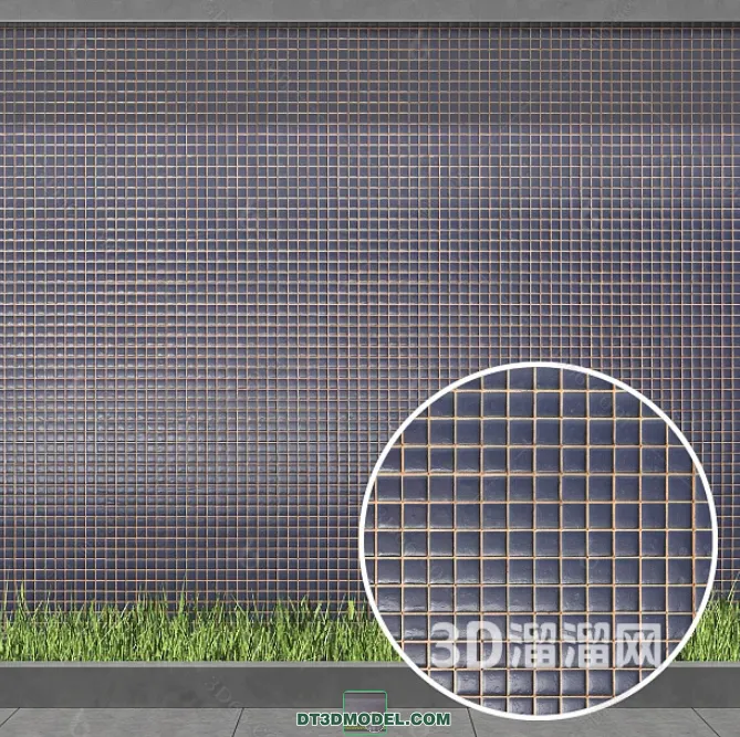 TEXTURES - MOSAIC - CORONA - 3D MODEL - 700