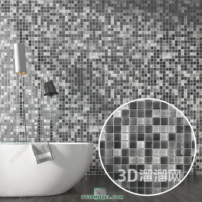 TEXTURES - MOSAIC - CORONA - 3D MODEL - 702