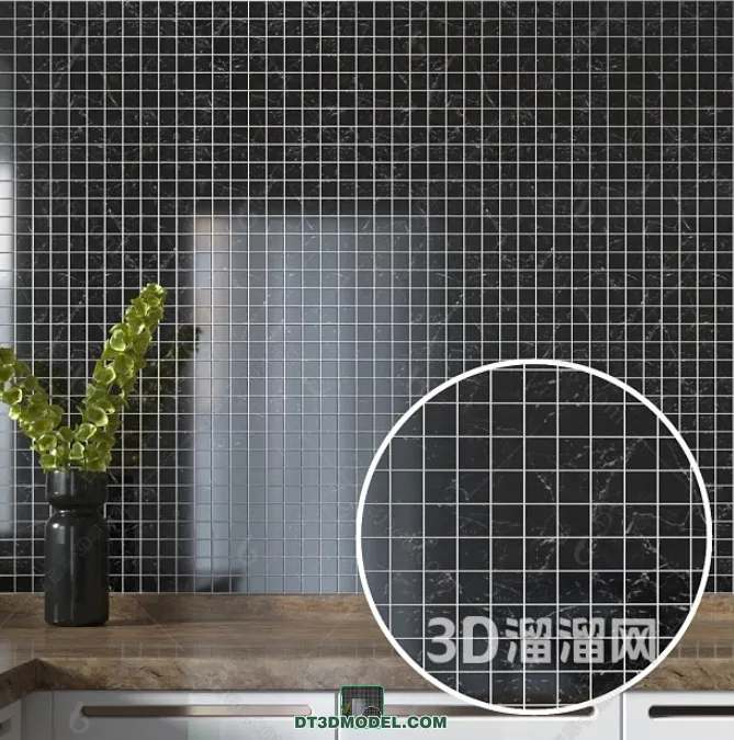 TEXTURES - MOSAIC - CORONA - 3D MODEL - 720