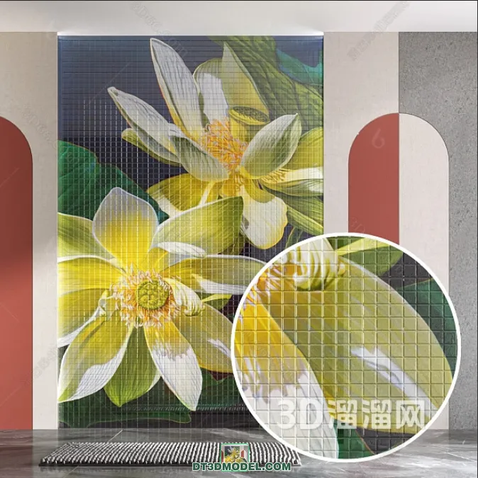 TEXTURES - MOSAIC - CORONA - 3D MODEL - 723