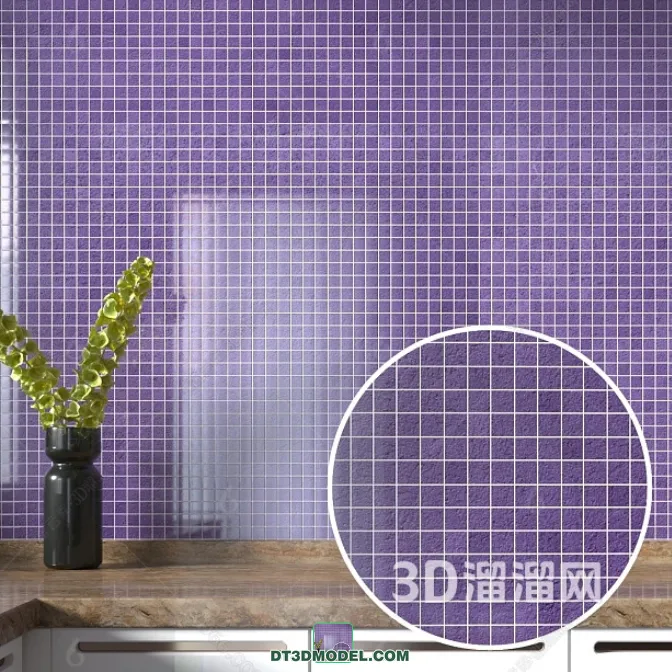 TEXTURES - MOSAIC - CORONA - 3D MODEL - 729