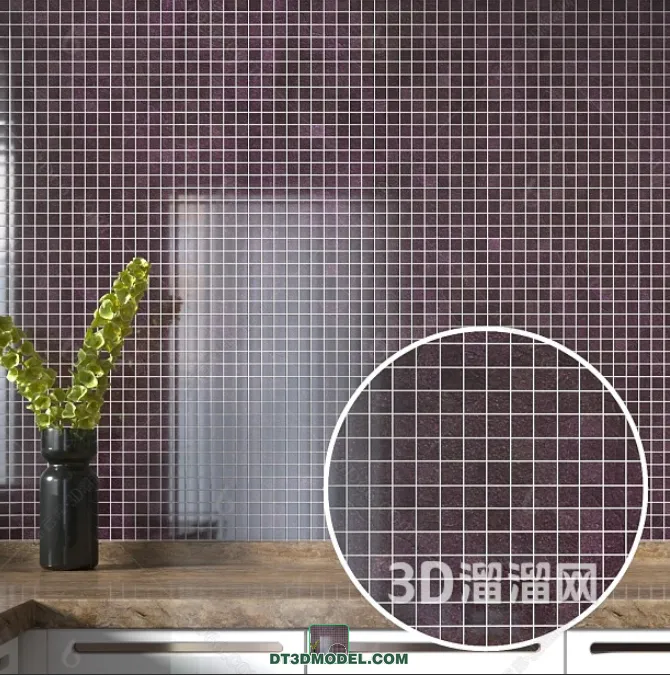 TEXTURES - MOSAIC - CORONA - 3D MODEL - 735