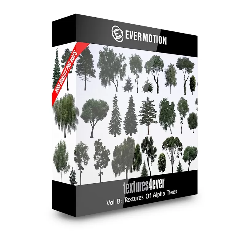 TEXTURES – Textures4ever Vol 08 – TEXTURES OF ALPHA TREES