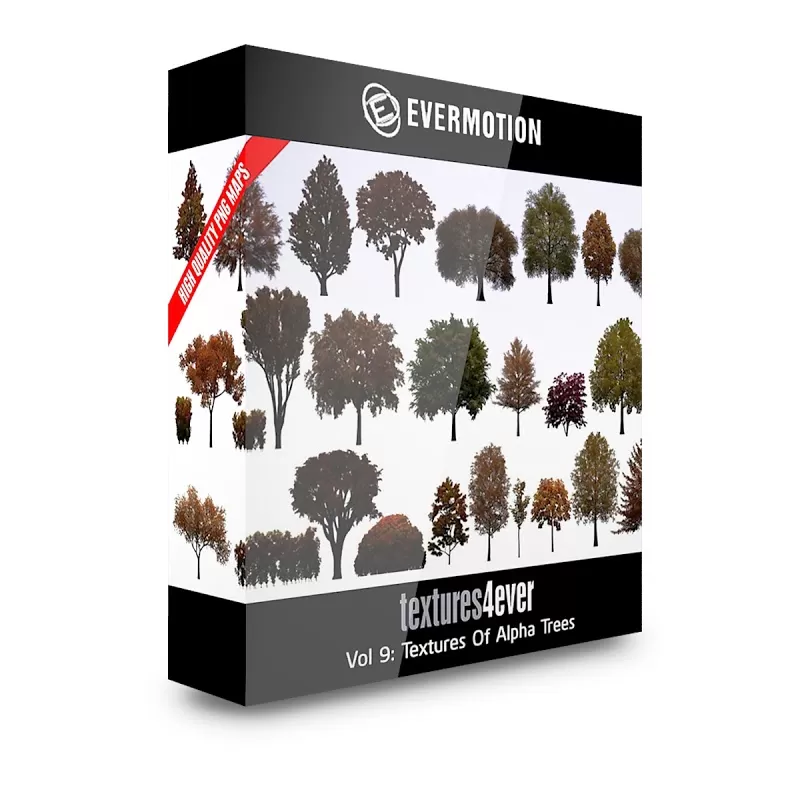 TEXTURES – Textures4ever Vol 09 – TEXTURES OF ALPHA TREES