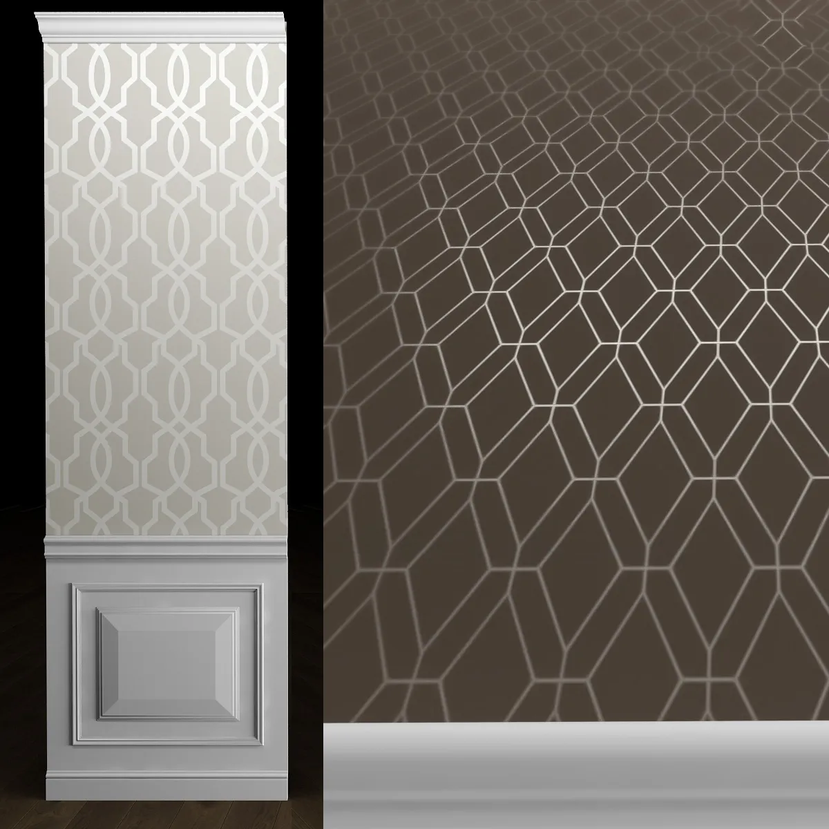 textures - York Ashford geometrics part 2 3D Model