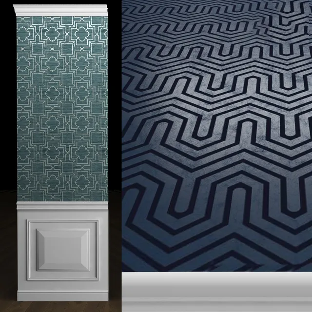 textures - York Ashford  wallpaper 8 3D Model