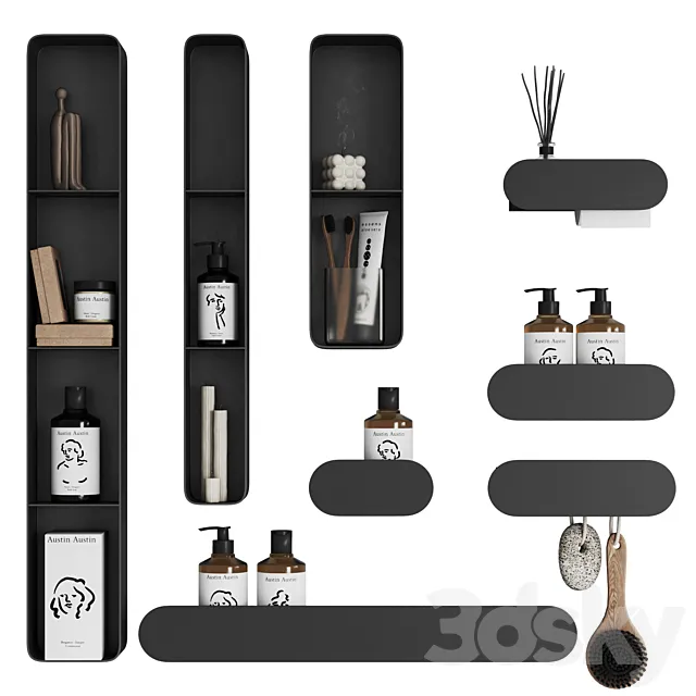 Tezza bathroom accessories 3DModel