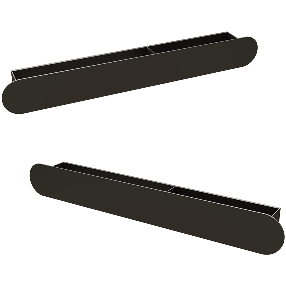 Tezza  - Shelf with bar Due Disco 3D Model