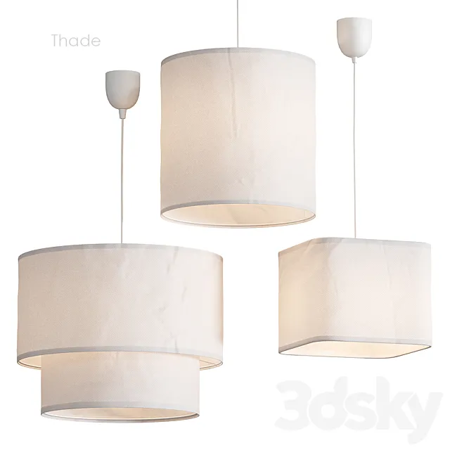 Thade Pendant lamp La Redoute 3D Model
