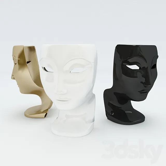 thai face chair 3D Model