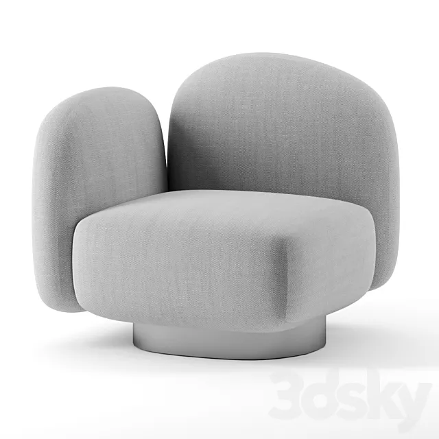 The ASSEMBLE corner chair by valerie objects 3DModel