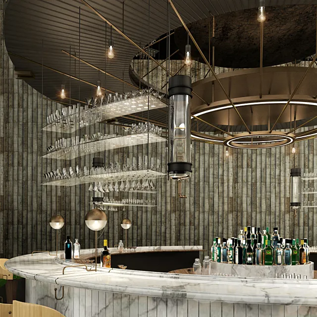 The bar 3DModel