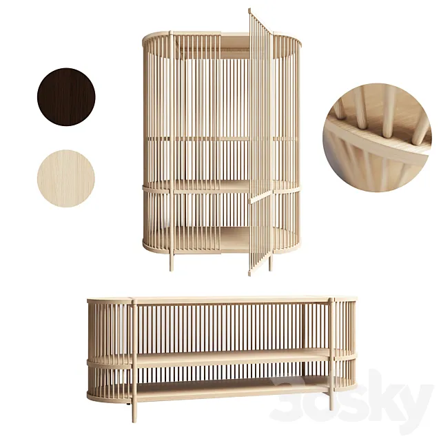 The bastone cabinet 3DModel