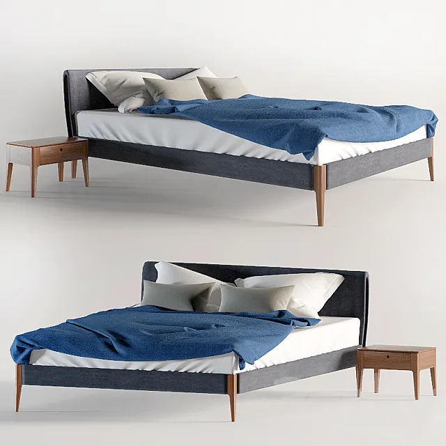 The bed and nightstand Gruene Erde Free Download