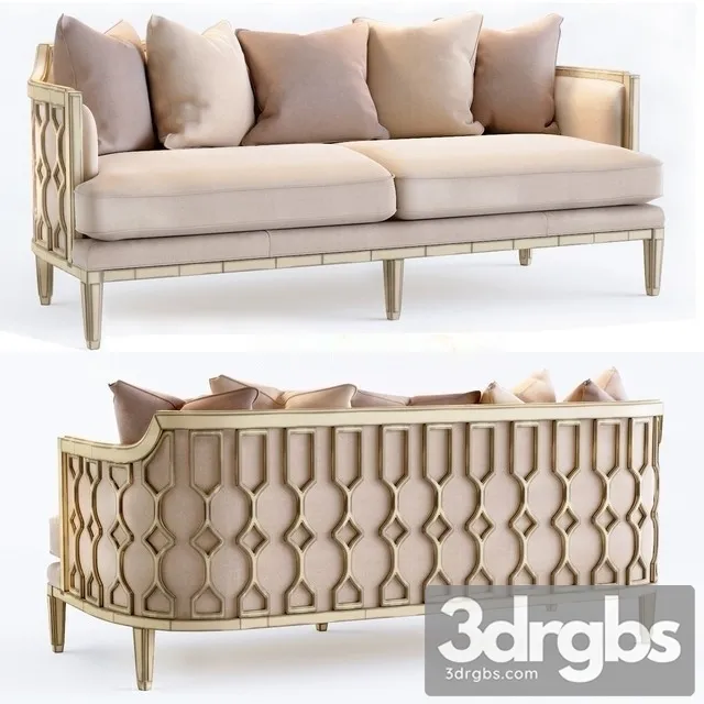The Bee Knees Caracole Sofa 3D Model Free