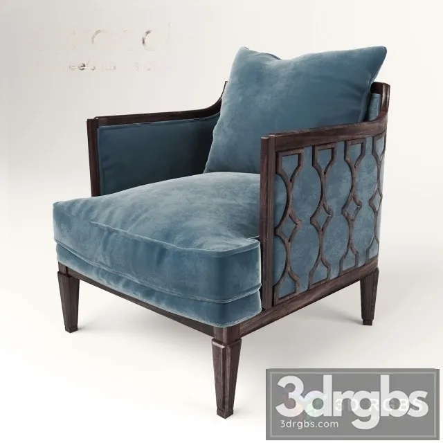 The Bees Knees Armchair 02 3D Model Free