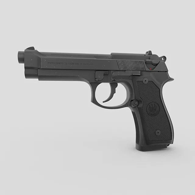 The Beretta 92 FS 3DModel