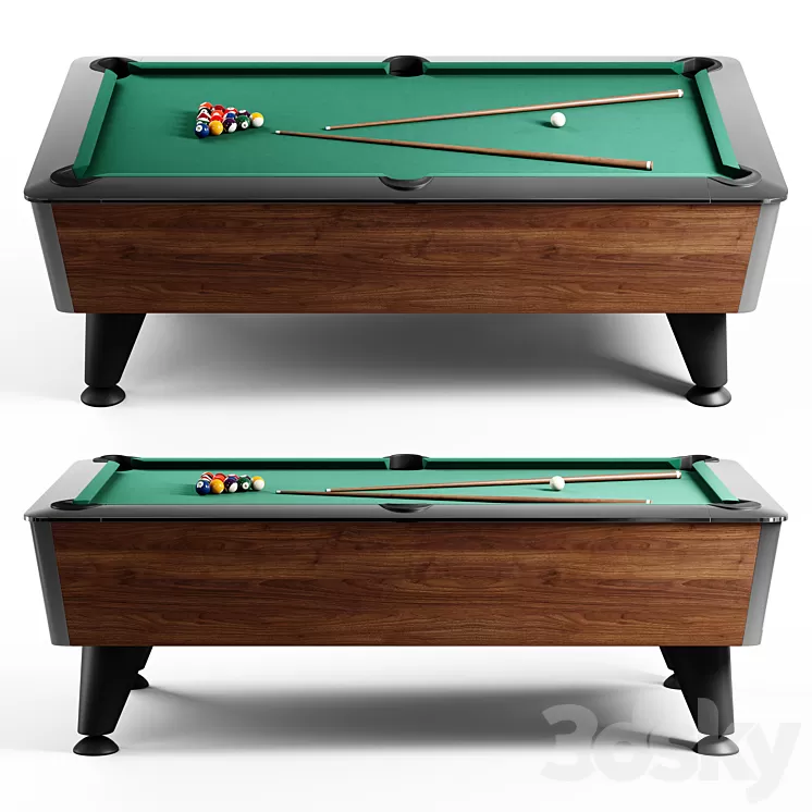 The billiard table 3D Model Free