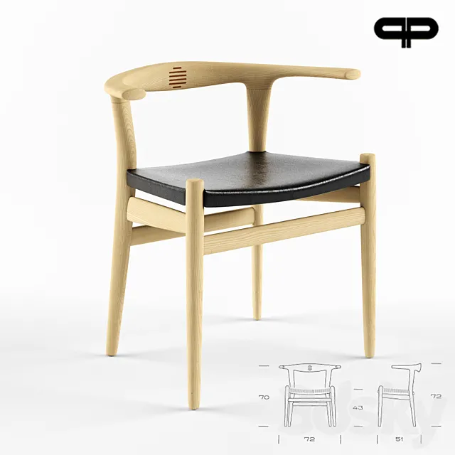 THE BULL CHAIR. 1961 3DModel