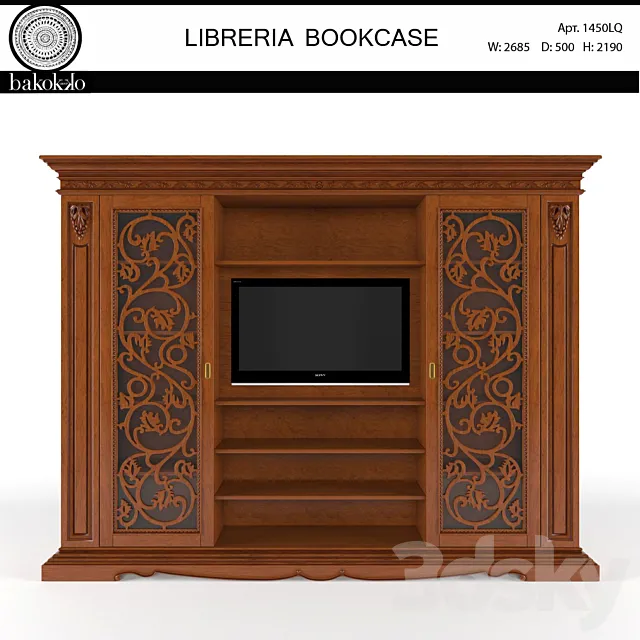The cabinet library the factory "Bakkoko 'Italy 3D Model