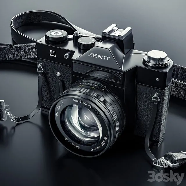The camera Zenit 11 3D Model