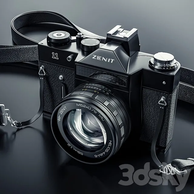 The camera "Zenit 11" 3D Model