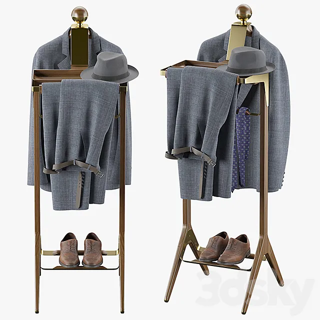 The Classical Valet Stand 3DModel