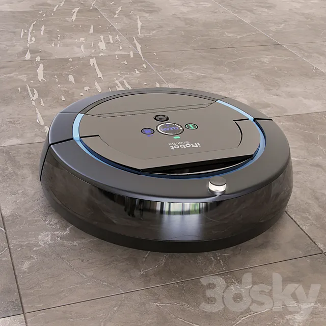 The cleaning robot vacuum cleaner iRobot Scooba 450 3DModel