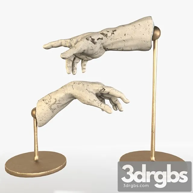 The creation of adam sculpture 3D Model Free